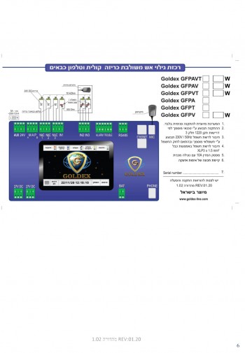 מערכת גילוי אש כתובתית משולבת כריזה קולית וטלפון כבאים